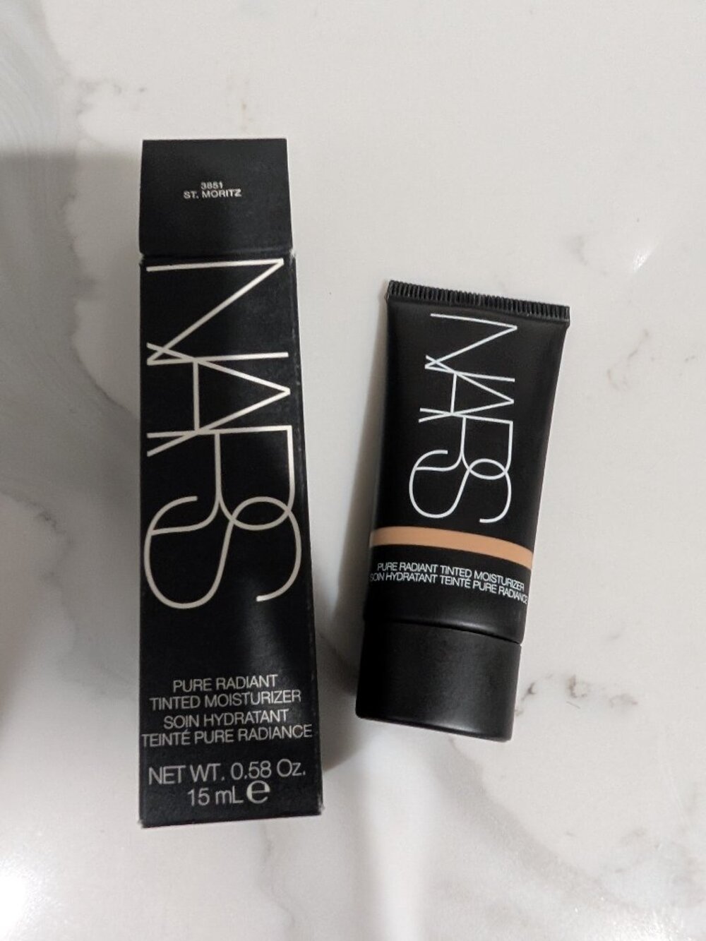 Nars pure radiant tinted moisturiser travel size